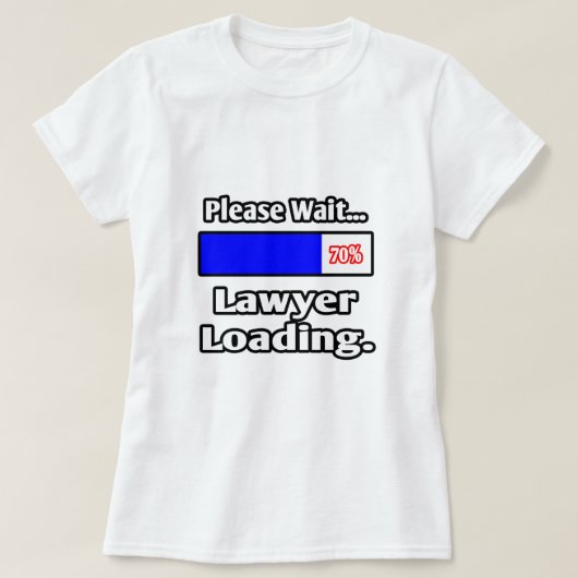 Een ogenblik geduld...Laden advocaat T-shirt (Design voorkant)