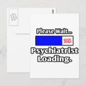 Een ogenblik geduld...Laden psychiater Briefkaart (Voorkant / Achterkant)