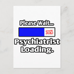 Een ogenblik geduld...Laden psychiater Briefkaart