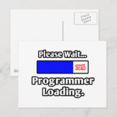Een ogenblik geduld...Programmeur laden Briefkaart (Voorkant / Achterkant)