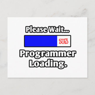 Een ogenblik geduld...Programmeur laden Briefkaart