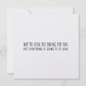 Een OKAY 5.25 x 5.25 kaart (Voorkant)