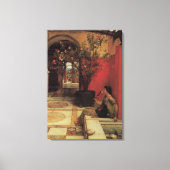 Een Oleander van Alma Tadema, bloemen Canvas Afdruk (Voorkant)