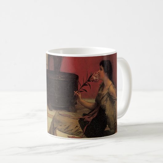 Een Oleander van Alma Tadema, bloemen Koffiemok (Voorkant rechts)
