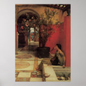 Een Oleander van Alma Tadema,  bloemen Poster (Voorkant)