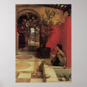 Een Oleander van Alma Tadema,  bloemen Poster