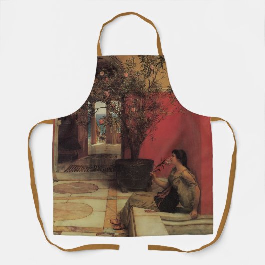 Een Oleander van Alma Tadema, bloemen Schort (Voorkant)