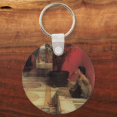 Een Oleander van Alma Tadema,  bloemen Sleutelhanger (Voorkant)