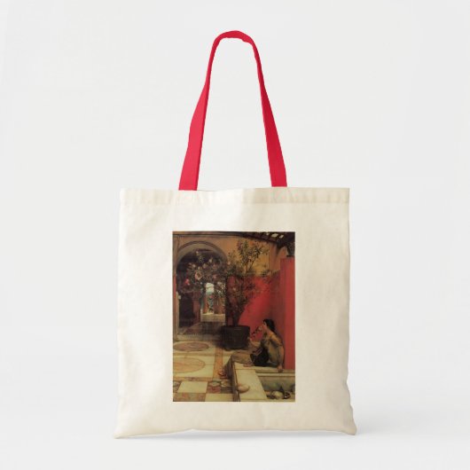 Een Oleander van Alma Tadema,  bloemen Tote Bag (Voorkant)