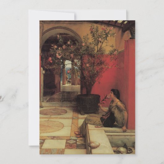 Een Oleander van Alma Tadema, Vintage Flowers (Voorkant)