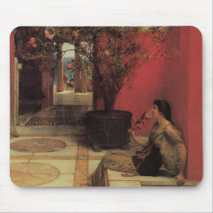 Een Oleander van Alma Tadema, Vintage Flowers Muismat