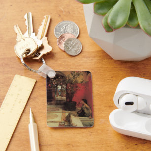 Een Oleander van Alma Tadema, Vintage Flowers Sleutelhanger