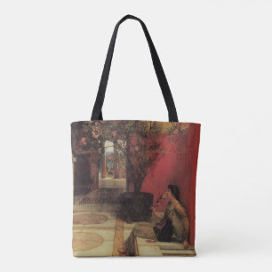 Een Oleander van Alma Tadema, Vintage Flowers Tote Bag