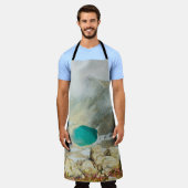 Een olieverschilderij op canvas met de hoogste pie schort (Gedragen)