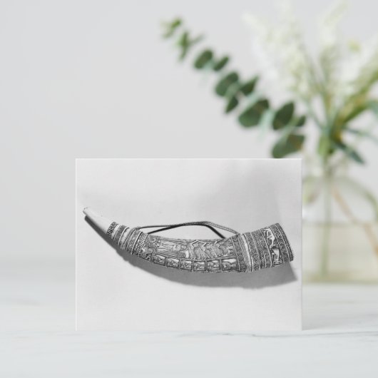 Een olifant briefkaart (Staand voorkant)