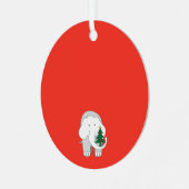 Een Olifant Christmas Custom Ornament (Voorkant links)