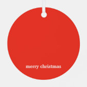 Een Olifant Christmas Custom Ornament (Achterkant)