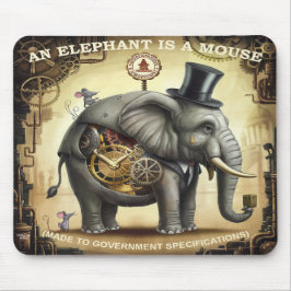 Een olifant is een muismat