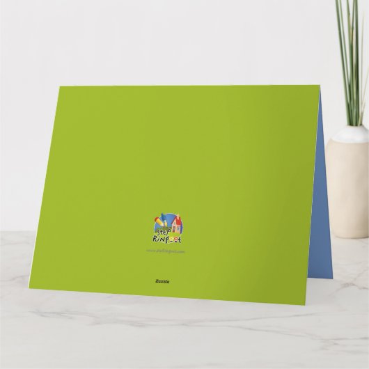 Een olifant is niet bang van muizen. kaart (Achterkant)