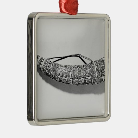 Een olifant metalen ornament (Rechts)