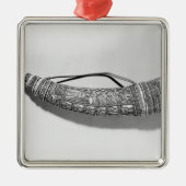 Een olifant metalen ornament (Voorkant)