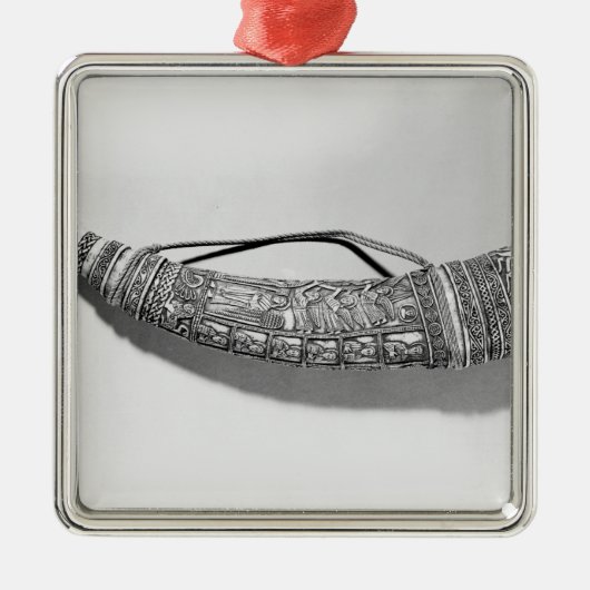 Een olifant metalen ornament (Voorkant)