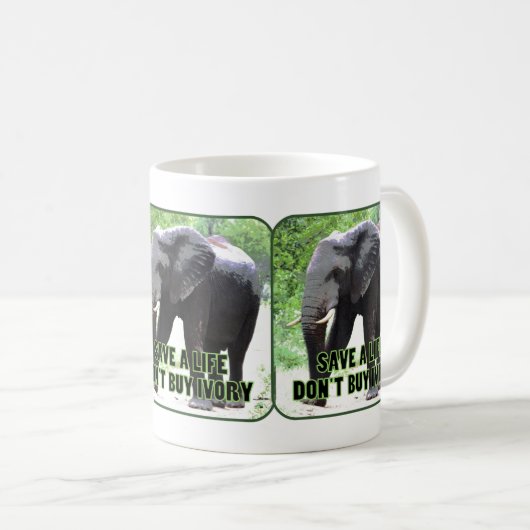 Een olifant redden, geen Mok kopen (Voorkant rechts)