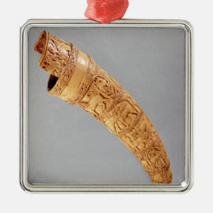 Een olifant uit de Treasure of St. Sernin Metalen Ornament