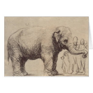 Een olifant van Rembrandt