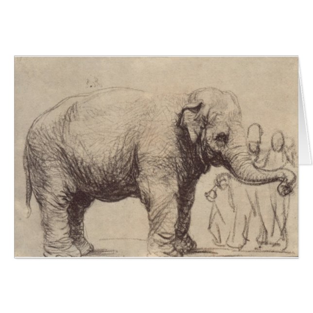 Een olifant van Rembrandt (Voorkant Horizontaal)