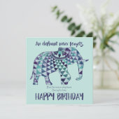 Een Olifant Vergeet Nooit - Verjaardagskaart 3 (Staand voorkant)