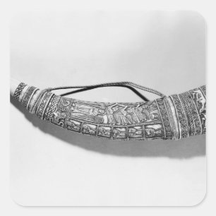 Een olifant vierkante sticker