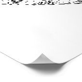 Een olifantentrouw van 100% door Inkspot Poster (Hoek)