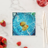 Een olijf of twee? servet (Insitu)