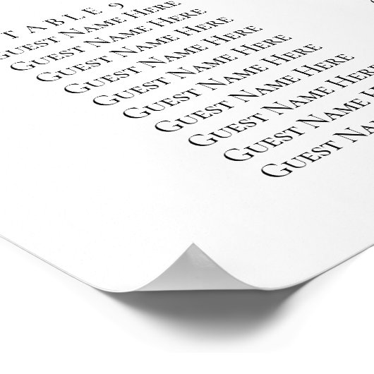 een olijftak voor de bruiloft poster (Hoek)