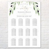 een olijftak voor de bruiloft poster