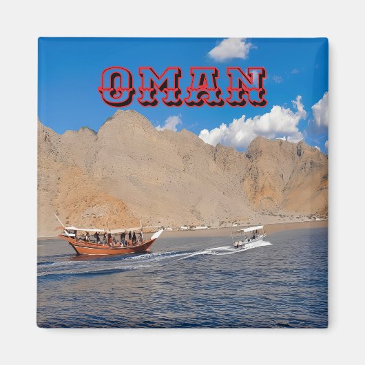 Een Omaans kustavontuur Magneet (Voorkant)