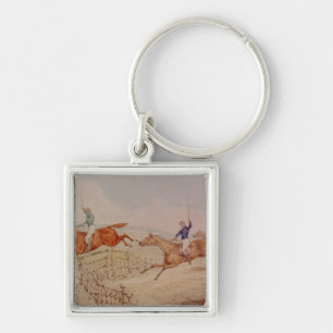 Een omheining dumpen sleutelhanger