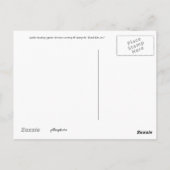 Één omhoog Één neer Briefkaart (Achterkant)