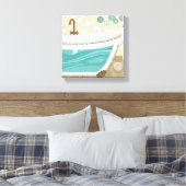 Een omweg canvas afdruk (Insitu (Slaapkamer))