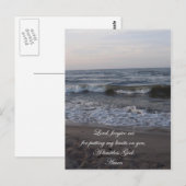 Een onbegrensd Briefkaart van Gods gebed (Voorkant / Achterkant)