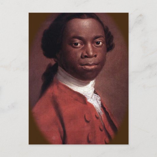 Een onbekende Sitter (voorheen Olaudah genoemd) Briefkaart (Voorkant)