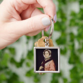 Een onbekende vrouw genaamd Peg Woffington (olie o Sleutelhanger (Hand)