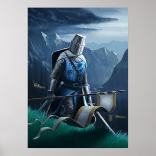 Een onbevreesde nacht marcheert verder. poster