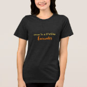 Een once in a lifetime ontmoeting Tri-Blend shirt (Voorkant)
