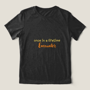 Een once in a lifetime ontmoeting Tri-Blend shirt
