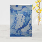 Een onderbreking in het Wenskaart van Wolken Kaart (Gele Bloem)