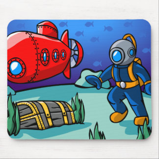 Een onderwateravontuur muismat