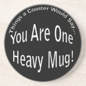 Eén Onderzetter met zware Mok (Voorkant)