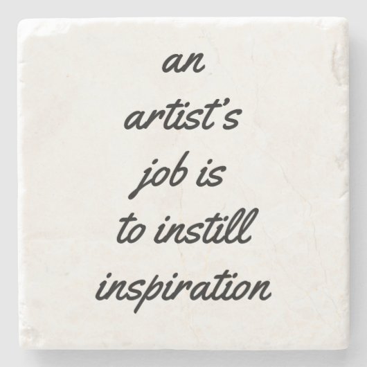 Een Onderzetter van de banenmarmer van een kunsten (Voorkant)